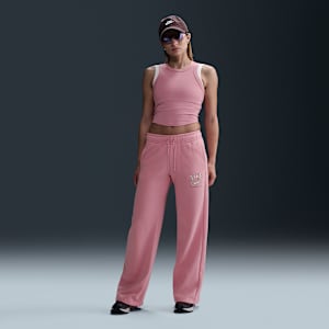 Nike Sportswear Club Fleece Women's Mid-Rise Wide-Leg Graphic